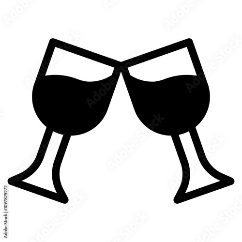 glass toast icon dualtone
