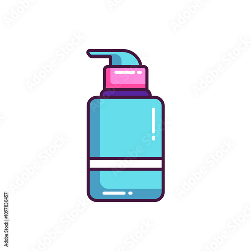 Beauty Facial Toner Icon Illustration
