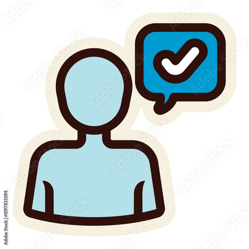 agree opinion sticker