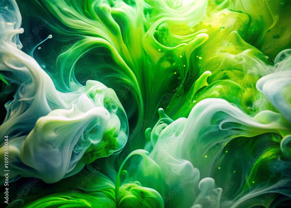 Creative Liquid Gradient Background in Toxic Colors - Abstract Vivid Animated Green and White Dynamic Backdrop for Stylish Fluid Bright Light Acid Wallpaper in 8K Resolution Creative Liquid Gradient Background in Toxic Colors - Abstract Vivid Animated Green and White Dynamic Backdrop for Stylish Fluid Bright Light Acid Wallpaper in 8K Resolution