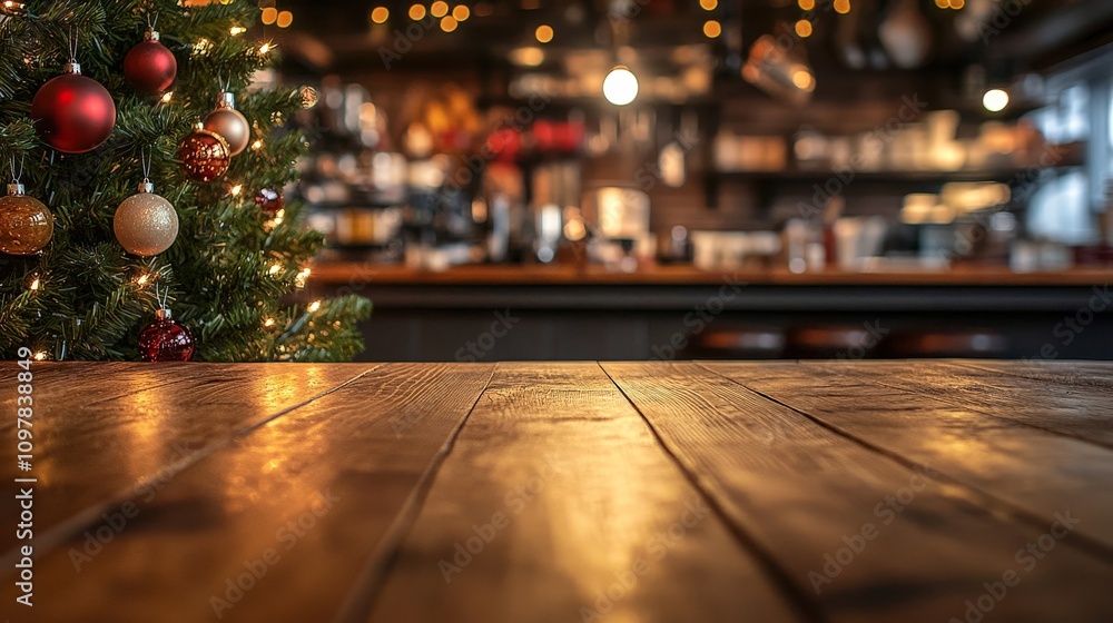 Warm Christmas Kitchen Setting with Festive Decorations? Warm Christmas Kitchen Setting with Festive Decorations?