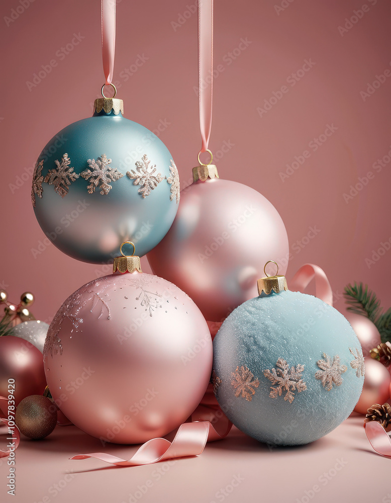 purple christmas balls