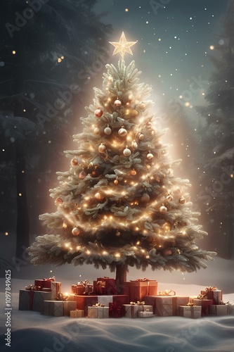 Christmas wallpaper, Christmas background, Christmas tree, Christmas photo, luxury Christmas