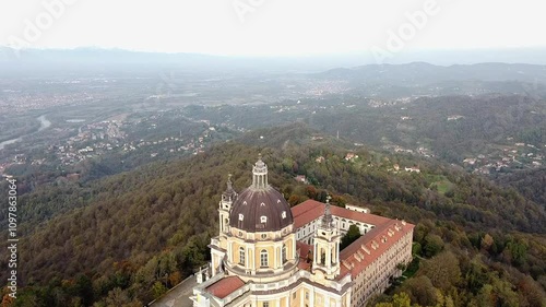 Wallpaper Mural The iconic Basilica of Superga, burial place of the Savoy family and scenic landmark near Turin, Italy Torontodigital.ca