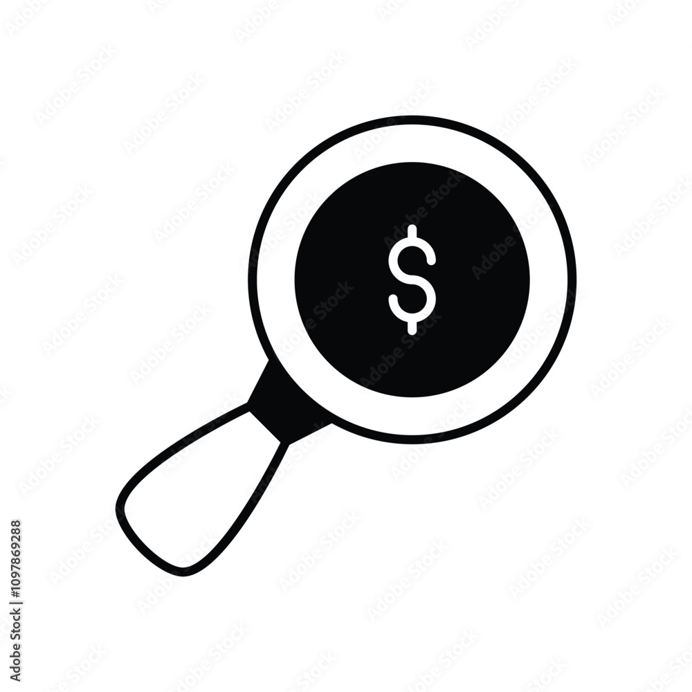 Fraud Detection vector icon stock illustration Fraud Detection vector icon stock illustration