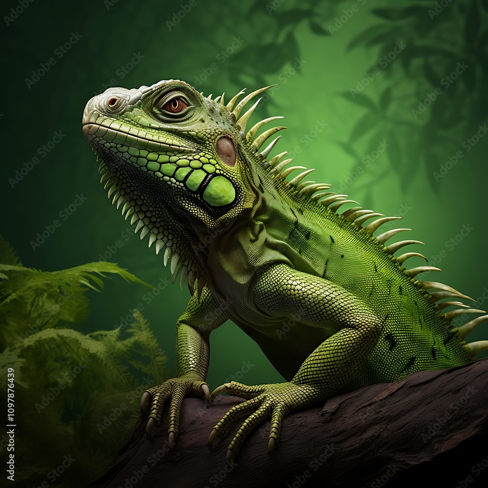Intriguing Reptile Showcased Elegantly on a Simple Neutral Backdrop
Intriguing Reptile Showcased Elegantly on a Simple Neutral Backdrop