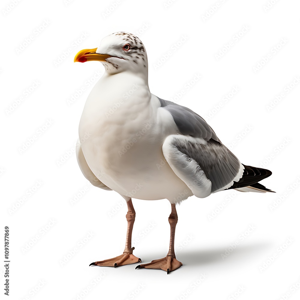 Soaring Seagull Captured Beautifully Against a Clean, Neutral Backdrop
Soaring Seagull Captured Beautifully Against a Clean, Neutral Backdrop