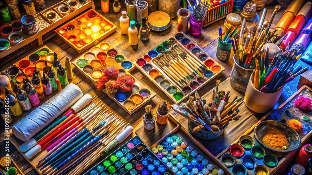 Art Supply Store - Low Light Studio Display Art Supply Store - Low Light Studio Display
