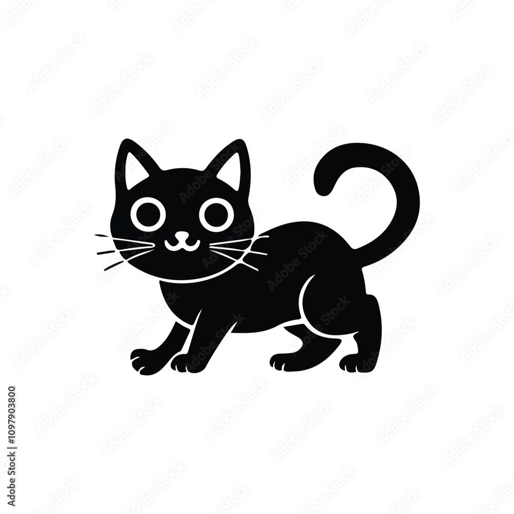 Cute Cat Vector Icon Design Illustration – Pet Clipart, Feline Graphics & Animal Art Cute Cat Vector Icon Design Illustration – Pet Clipart, Feline Graphics & Animal Art