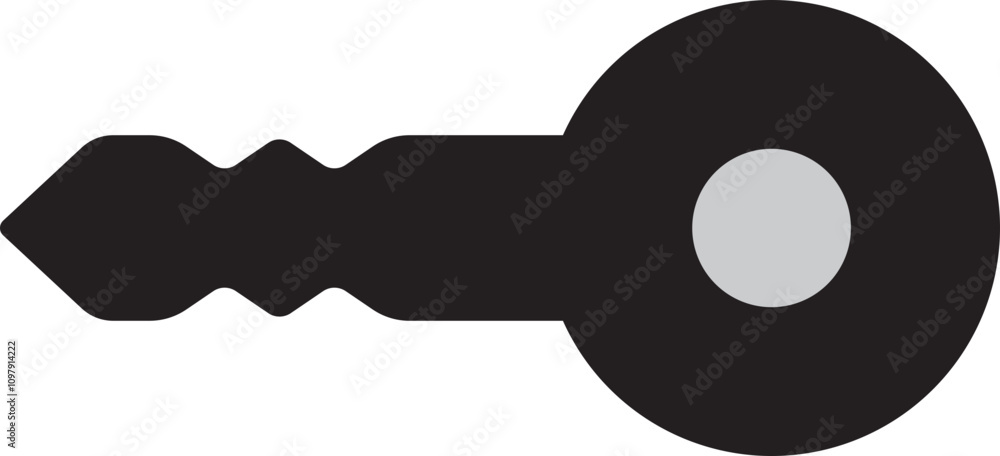 Illustration of Key, Key to Success Symbol Illustration of Key, Key to Success Symbol