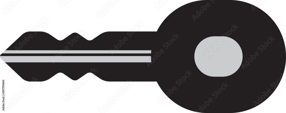 Illustration of Key, Key to Success Symbol Illustration of Key, Key to Success Symbol