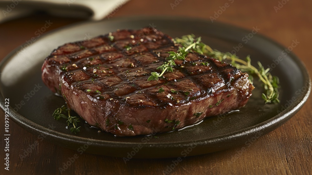 Grilled Steak with Thyme Grilled Steak with Thyme