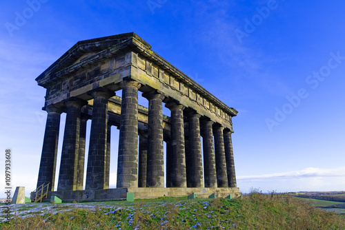 The front of the Penshaw Monument, in November, 2024.