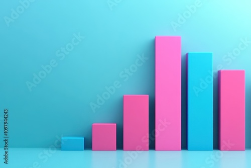 Pink and Blue Blocks Ascending in a Row Free Download Pink and Blue Blocks Ascending in a Row - GFXLoad