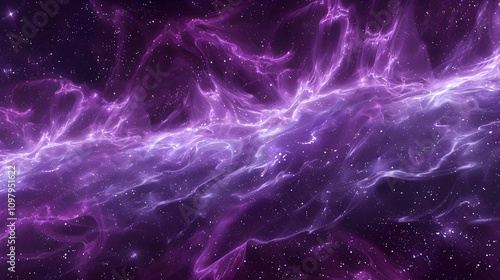 Purple Nebula Abstract Background