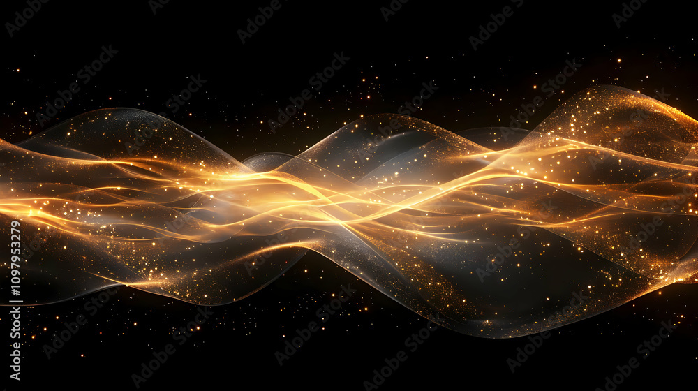 Obraz premium Golden Abstract Background Illustration