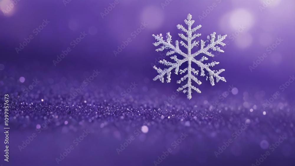 Fototapeta premium christmas background with snowflakes