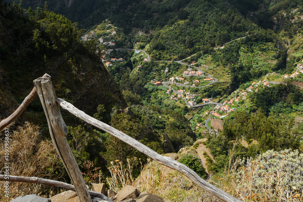 on the trail to Curral das Freiras (The Valley of the Nuns), Madeira, Portugal