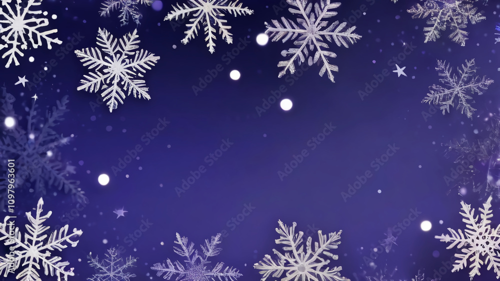 snowflake on a blue background snowflake on a blue background