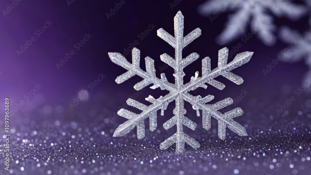 snowflake on a blue background snowflake on a blue background