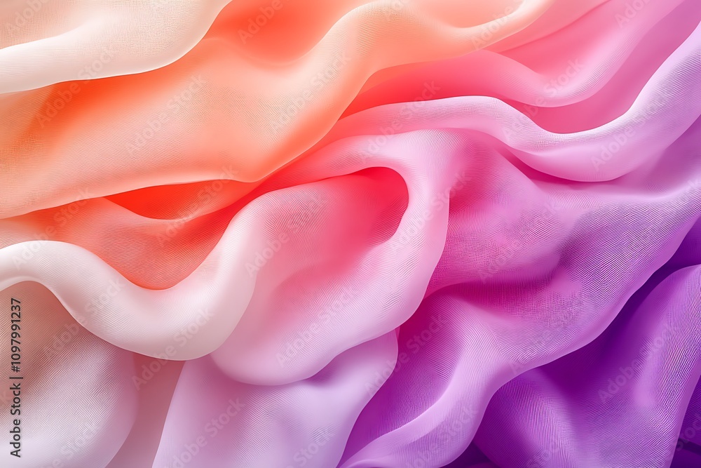 A vibrant abstract fabric texture with flowing waves in soft colors. A vibrant abstract fabric texture with flowing waves in soft colors.