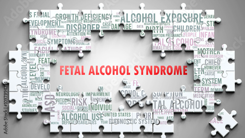 Foto Fetal Alcohol Syndrome as a complex subject, related to important topics