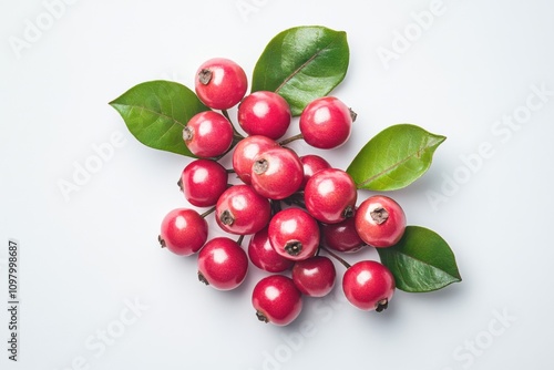 Vibrant Pink Riberry Fruits Close-Up Studio Isolation photo