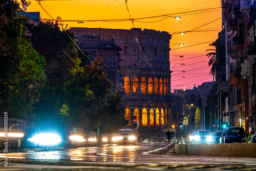 Photography Colosseum Viewed from Via Labicana