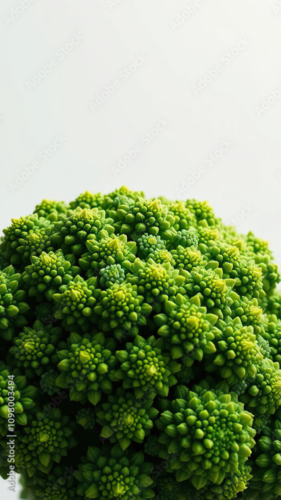 Close-up of young broccoli florets in commercial farm field, produce distribution, large-scale farming, nutritious vegetable, fresh market Close-up of young broccoli florets in commercial farm field, produce distribution, large-scale farming, nutritious vegetable, fresh market