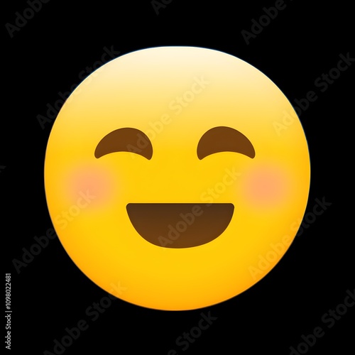 smiley face in the dark