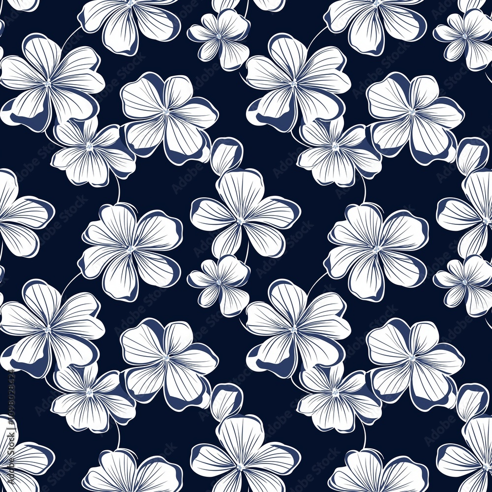 Fototapeta premium flower pattern graphic