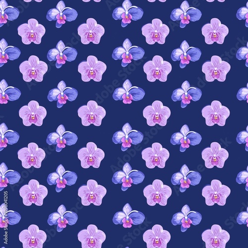 Orchid flower pattern photo