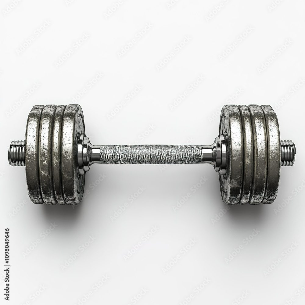Fototapeta premium dumbbell isolated on white