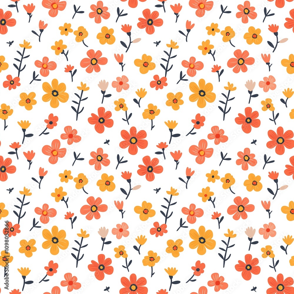 Fototapeta premium flower pattern graphic