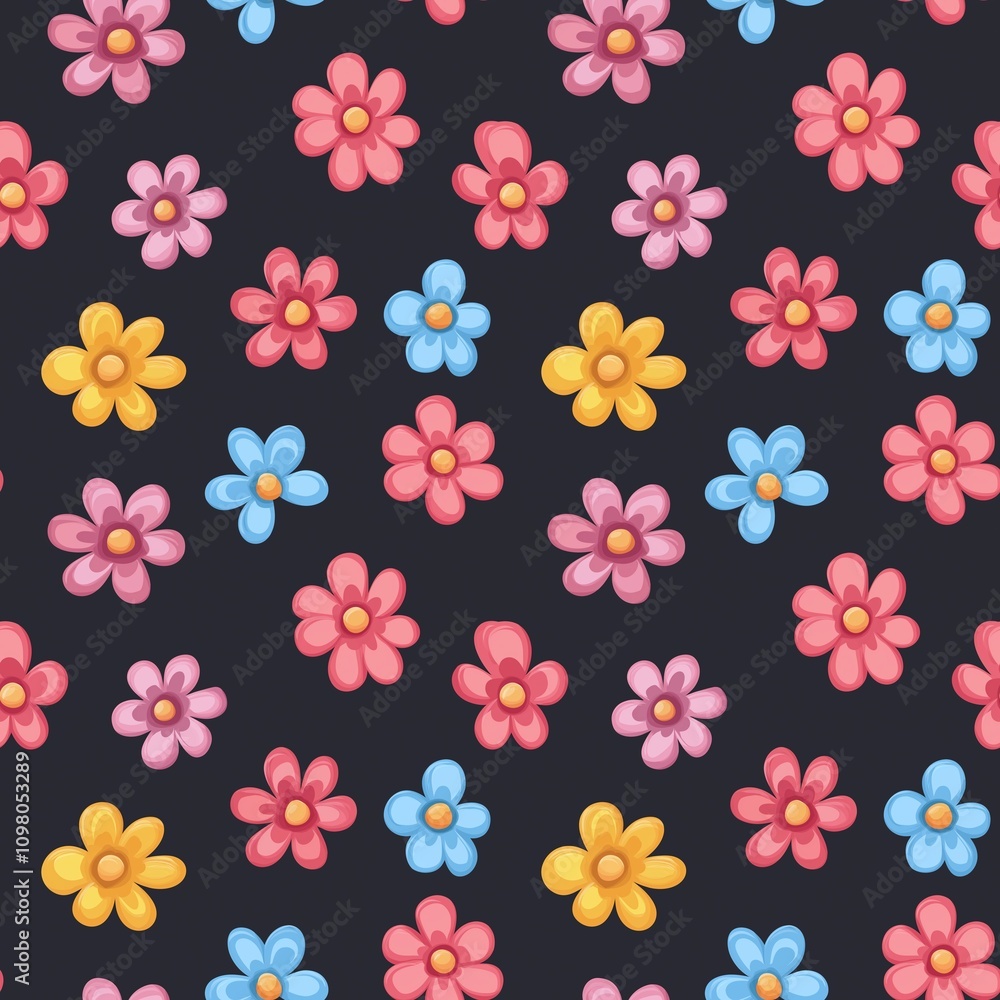 Fototapeta premium flower pattern graphic