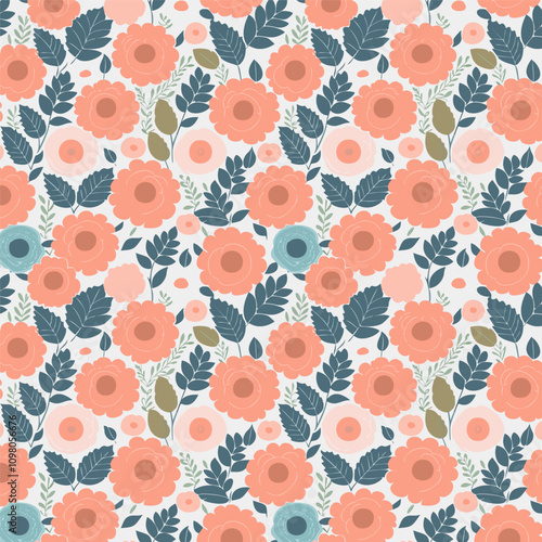 Elegant Floral Mandala Seamless Patterns – Ornamental Vintage and Modern Designs in Warm, Cool, and Earthy Tones