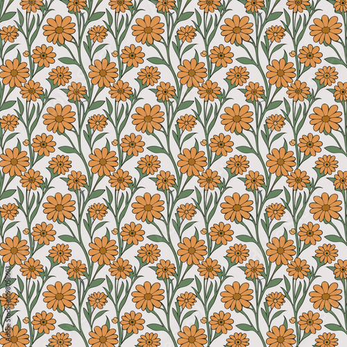 Elegant Floral Mandala Seamless Patterns – Ornamental Vintage and Modern Designs in Warm, Cool, and Earthy Tones