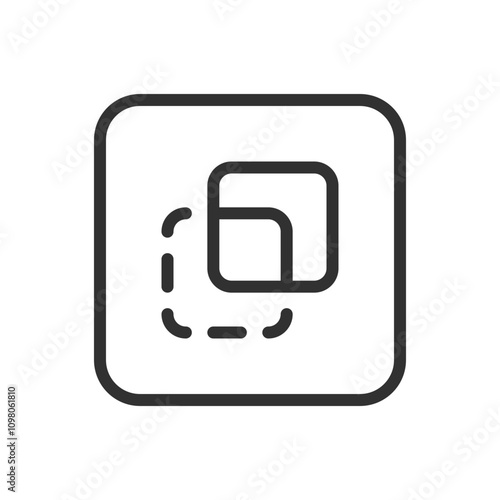 Expand, pathfinder, intersect. Design and design tools icons. Modern, simple flat vector illustration for web site or mobile app