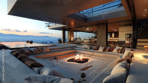 Wallpaper Mural interior of drawing room with beautiful texture and design Torontodigital.ca