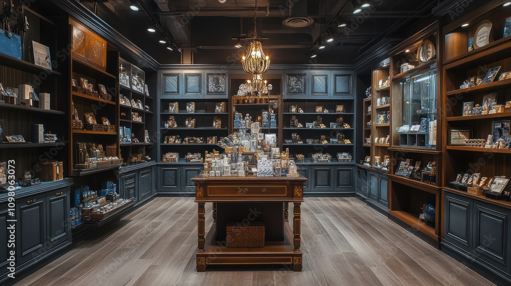 Obraz premium Elegant gift shop interior.