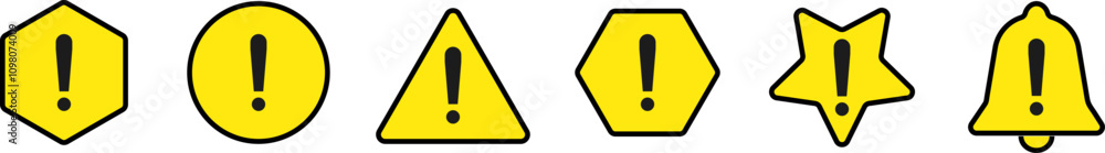 Set of Warning sign icon. Danger triangle icon symbol. Attention caution sign Set of Warning sign icon. Danger triangle icon symbol. Attention caution sign