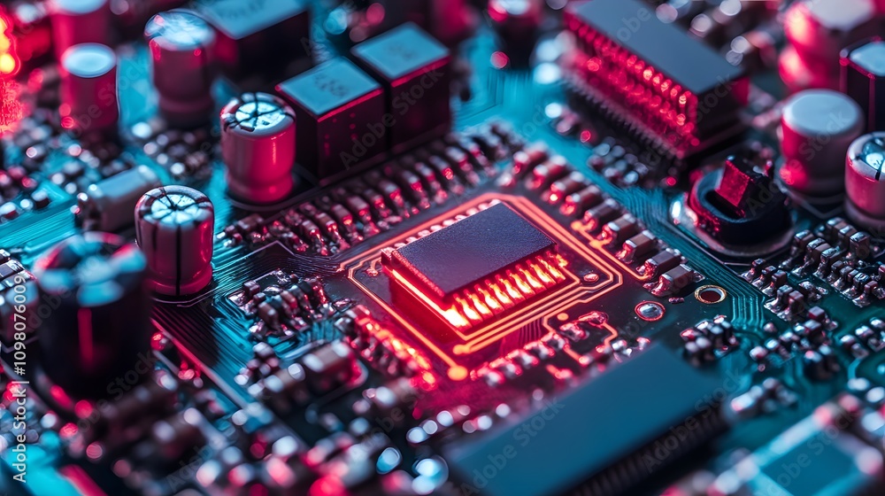 Obraz premium Challenges in Manufacturing Neon Circuit Components