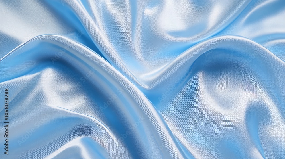 blue smooth wavy silk background blue smooth wavy silk background