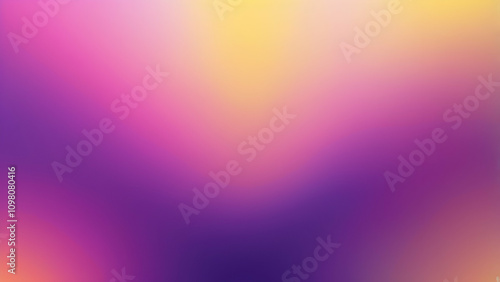 neon Violet Purple, Lemon Yellow glowing gradient background, a soft grainy noise texture with shimmering highlights and Smooth Transitions for a dynamic effect