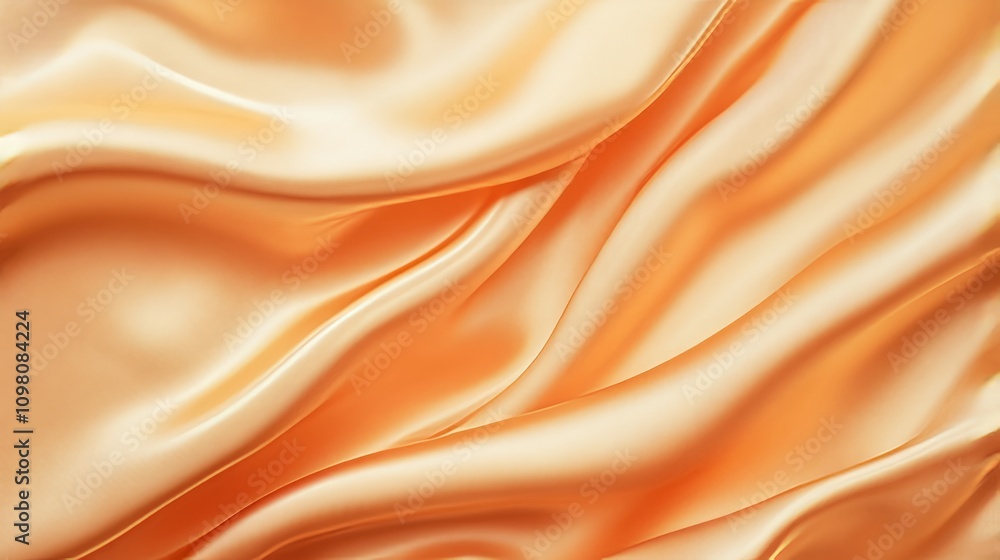 Obraz premium 3d rendered silk smooth wavy background