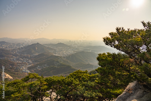  natural scenery under the sunset
