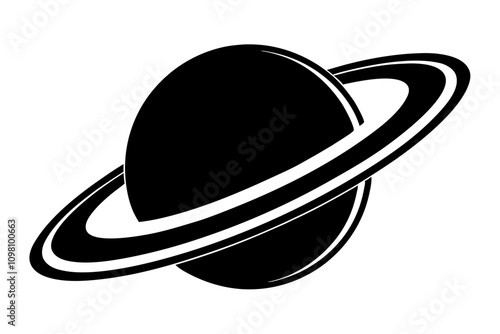 Planet icon, planet saturn icon, astronomical icon, science astronomy icon,Saturn with sparkle, cosmos and planet, Saturn silhouette vector illustration,Planet Saturn with planetary ring vector.