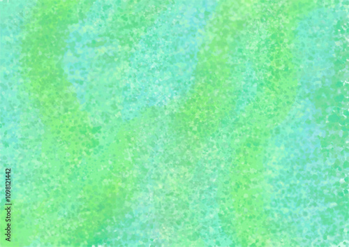 水彩　手書き風　緑　グリーン　バック　背景
