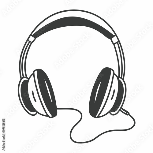 Headphone Vector Icon Design