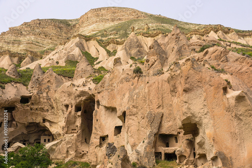 Obraz na plátně Ancient Village, Cappadocia, Turkey